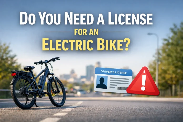 do you need license for an ebike