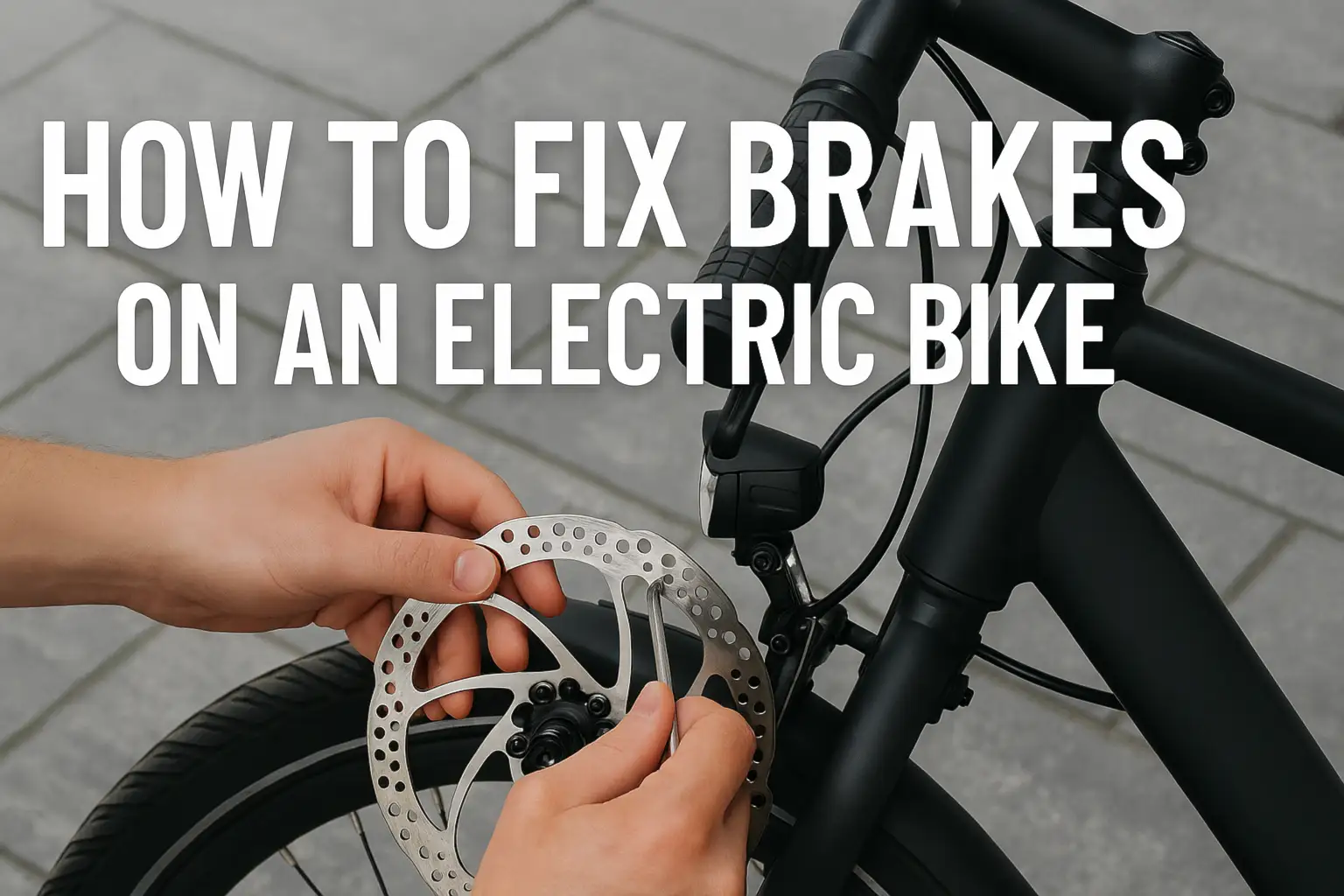 how to fix brakes on an electric bike