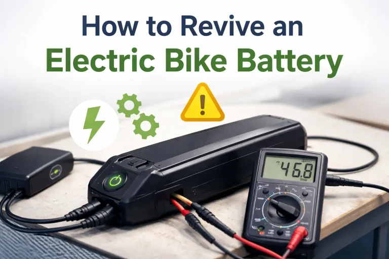 how to revive an electric bike battery