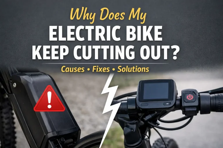 why does my electric bike keep cutting out