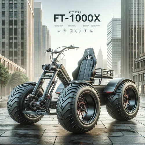 Innovation Highlighted: Fat Tire Electric Tricycle FT-1900X