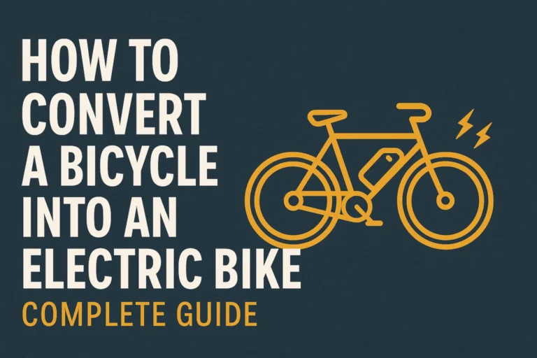 how to convert bike into an ebike