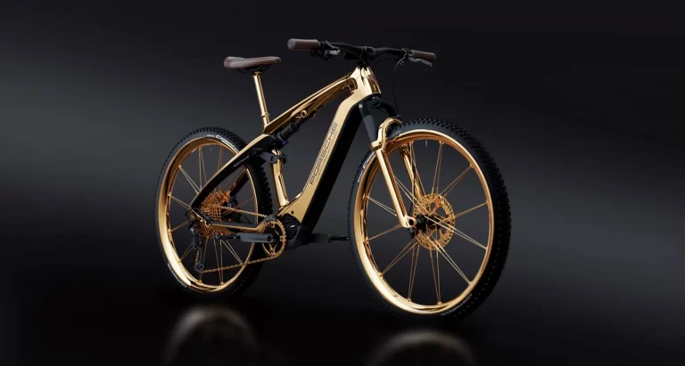 gold plated caviar porsche ebike