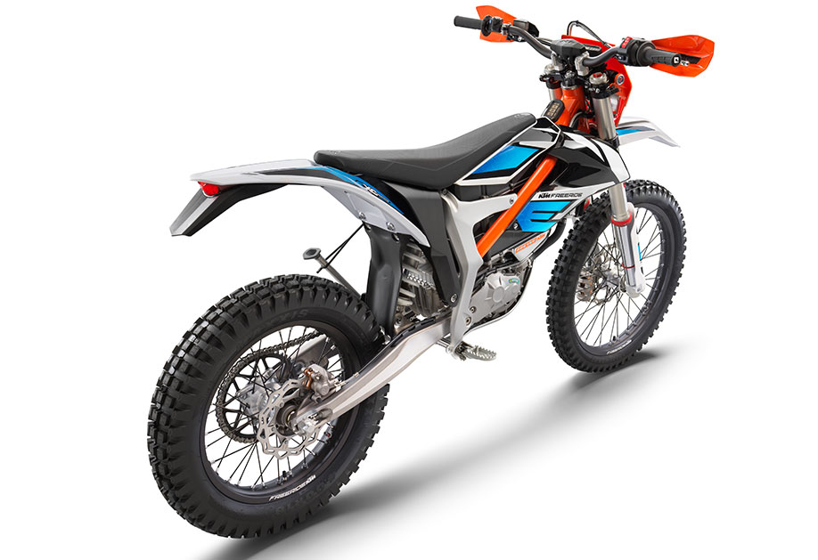 ktm electric dirt bike side view