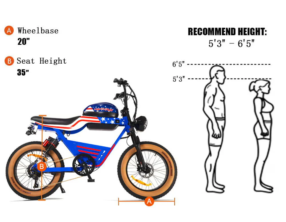 happyrun g100 rider height