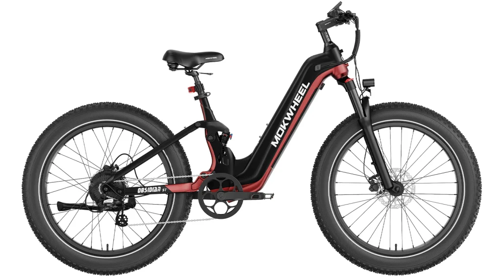 mokwheel obsidian st fat tire ebike