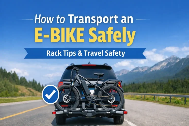 how to transport ebike safely