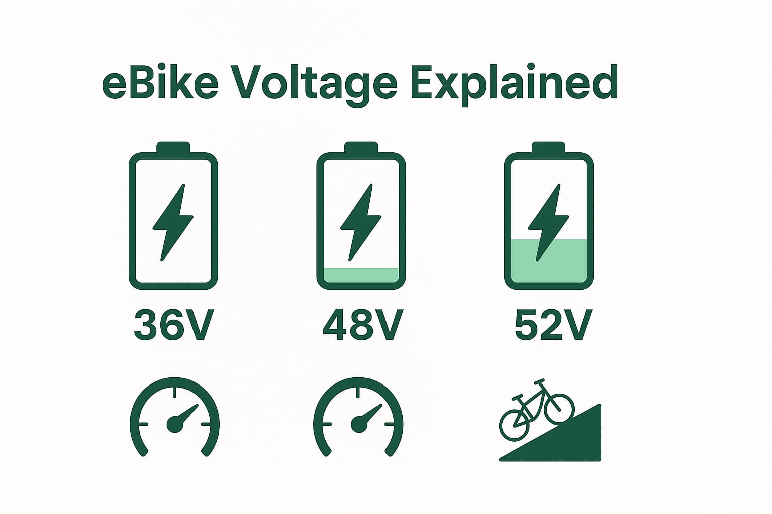 ebike voltage explained