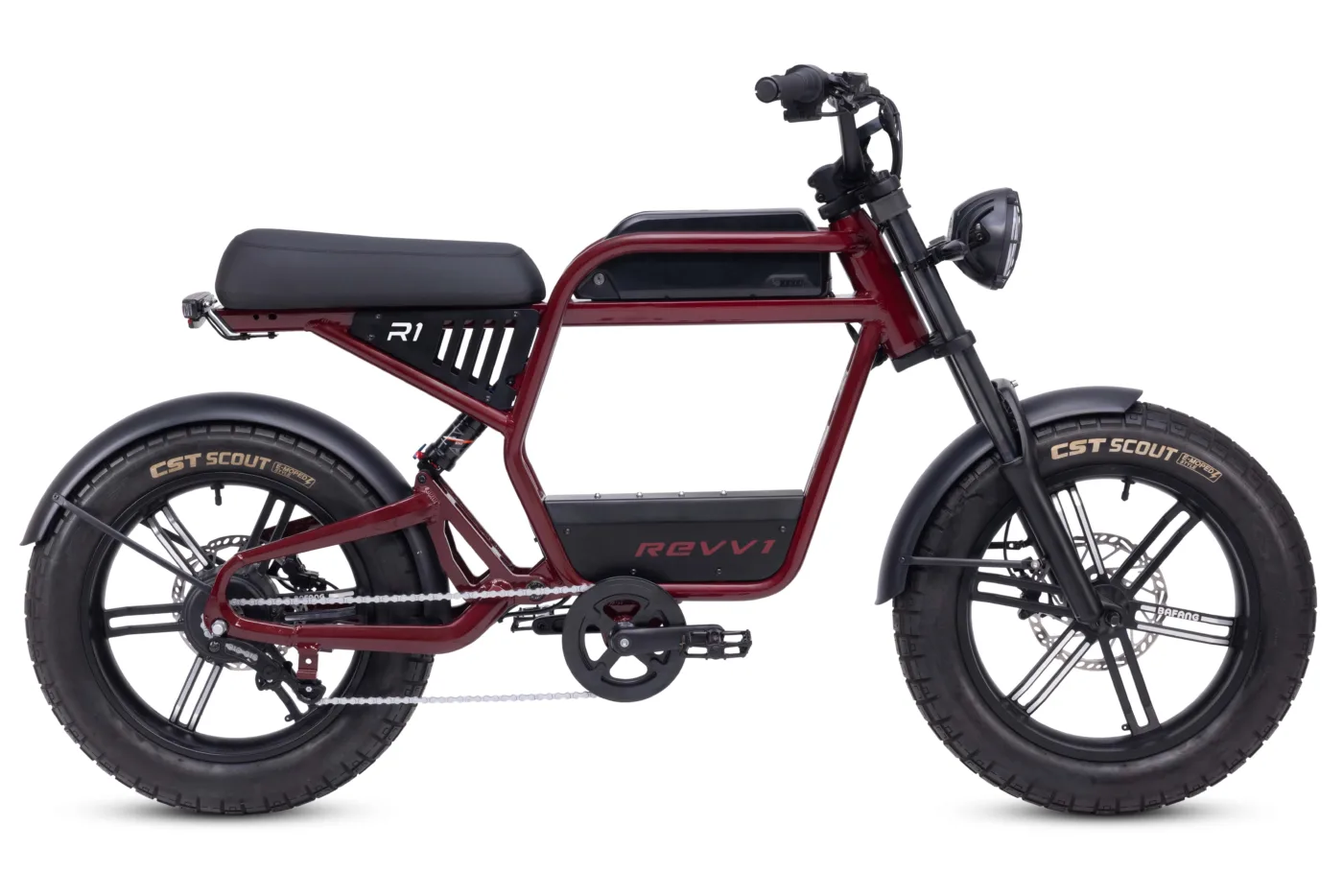 Ride1Up Revv1 FS moped-style electric bike