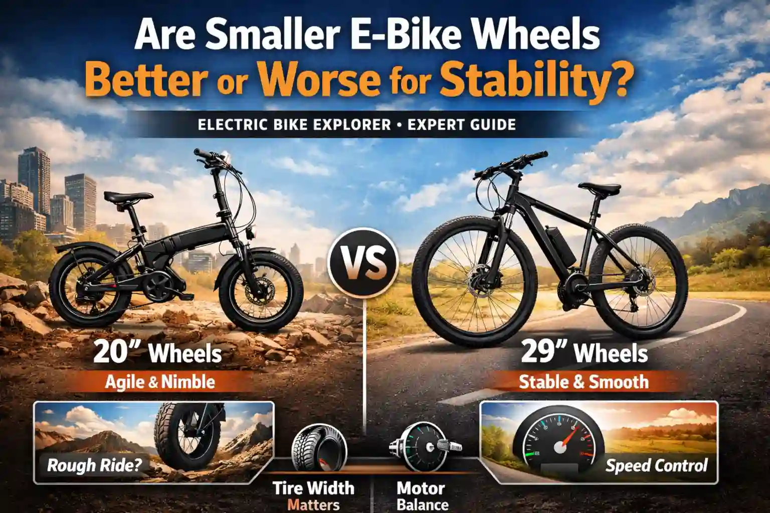 are smaller ebike wheels better for stability