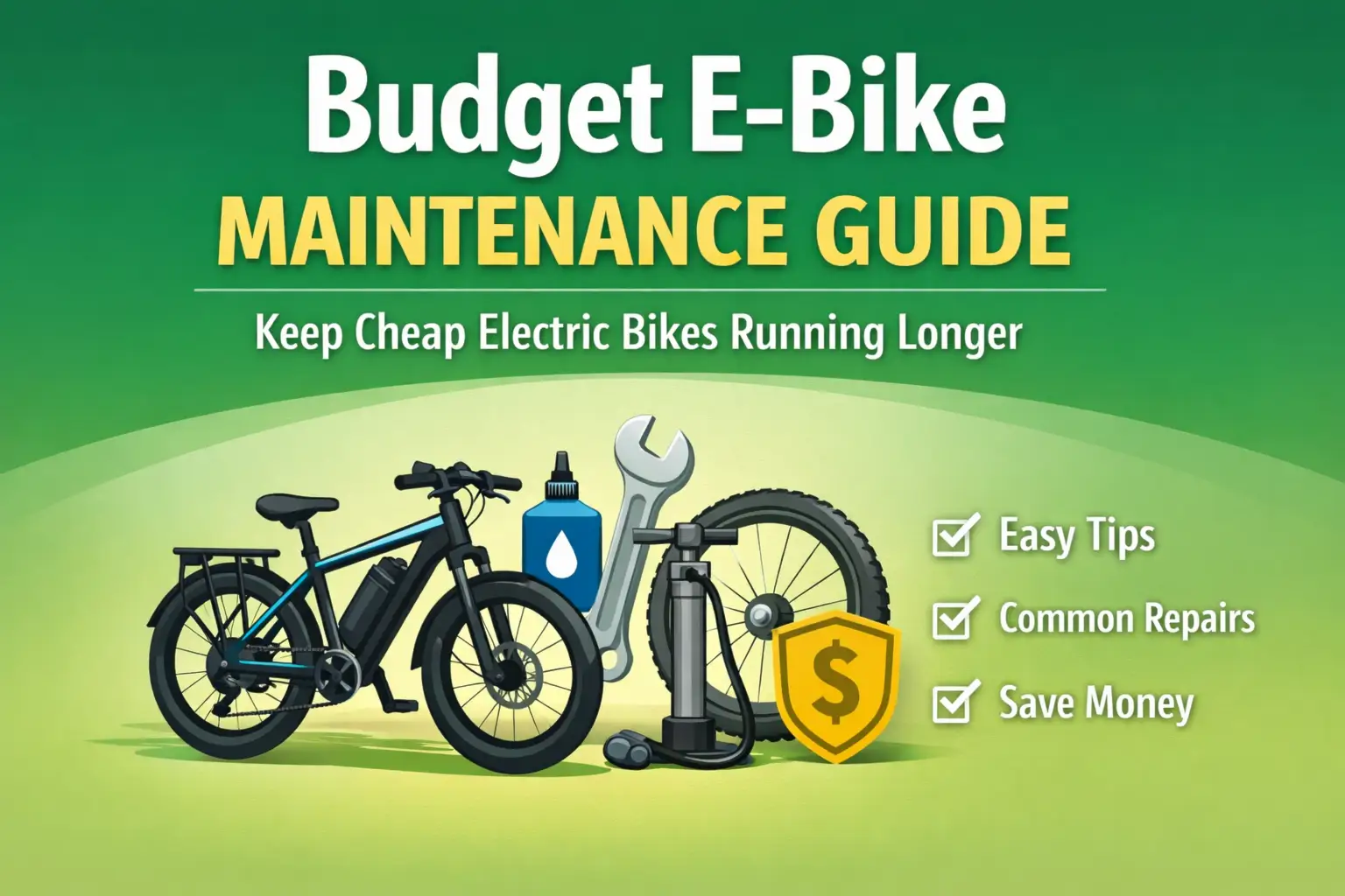 budget ebike maintenance guide
