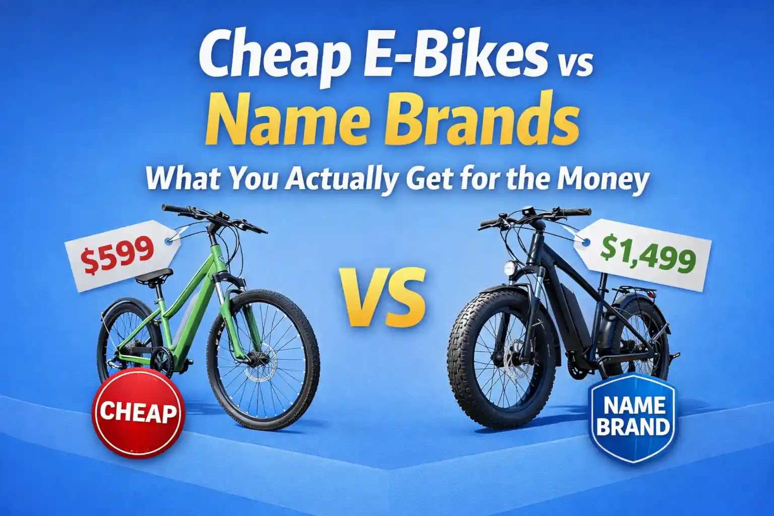 cheap ebikes vs name brands