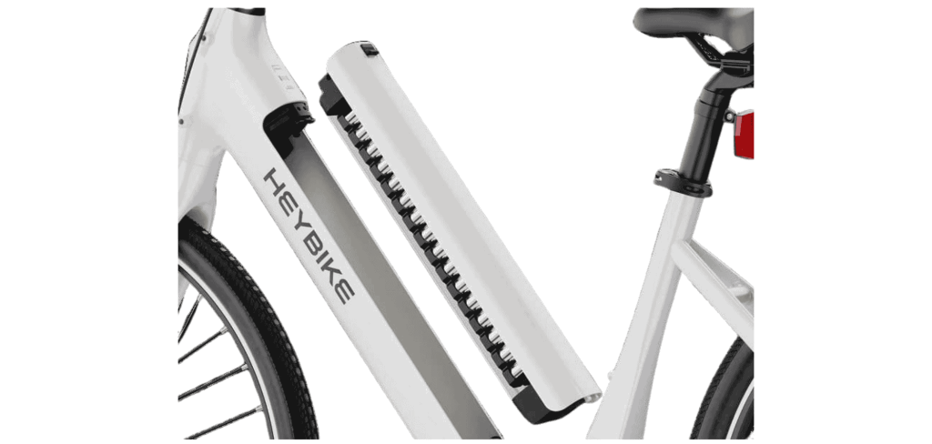 Heybike venus removable battery