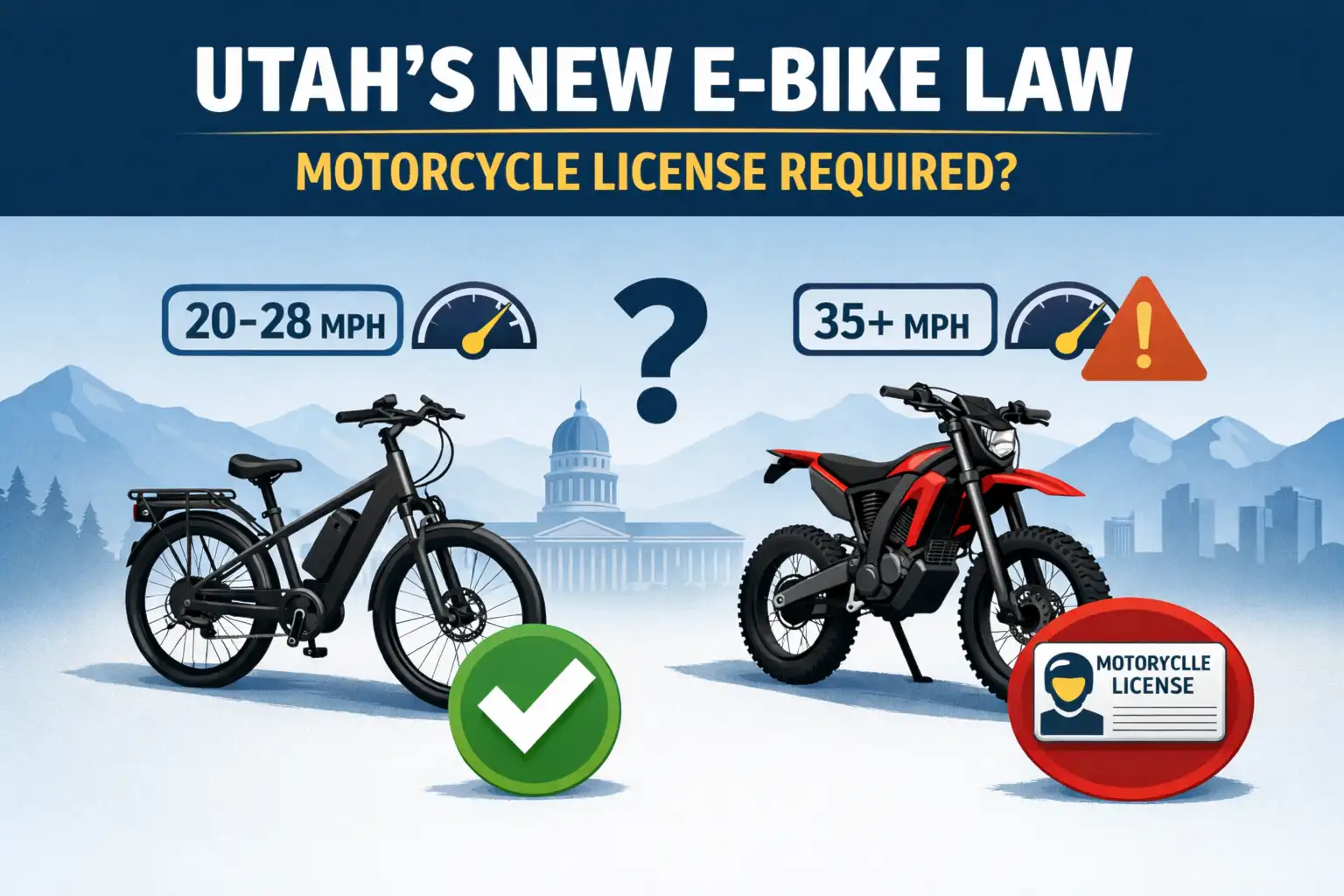 utah new ebike law motorcycle license