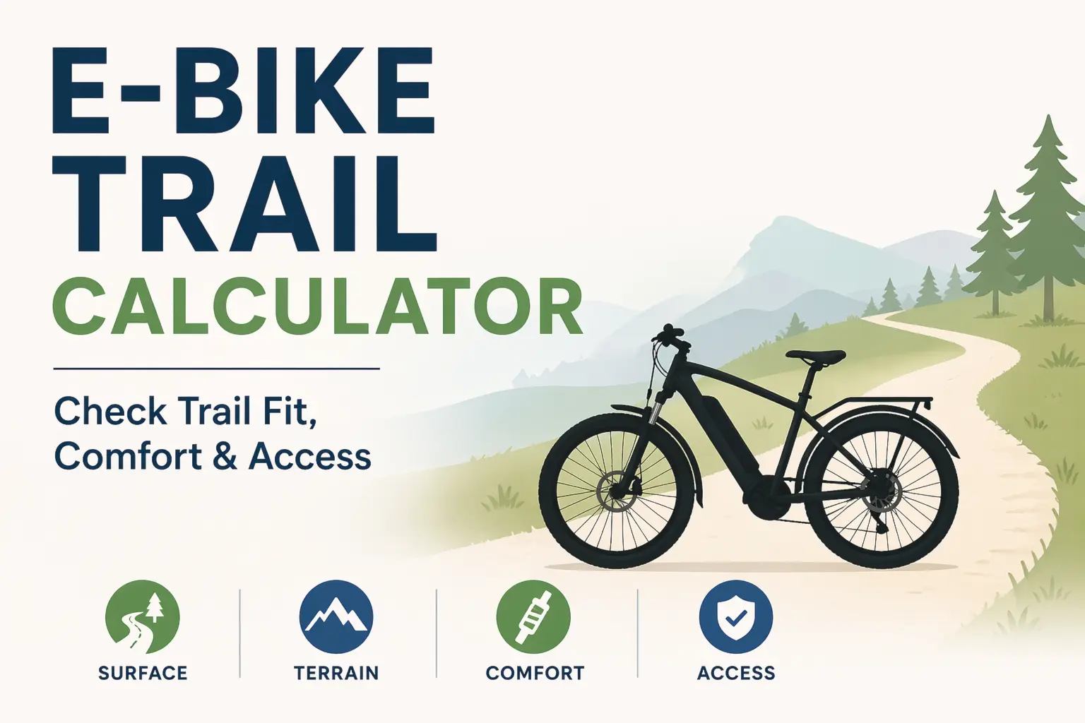E-Bike Trail Compatibility Calculator: Is Your E-Bike a Good Fit for This Trail?