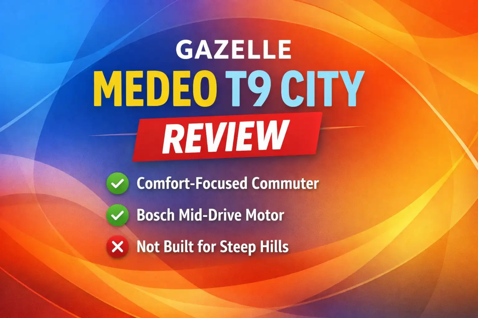 gazelle medeo t9 review