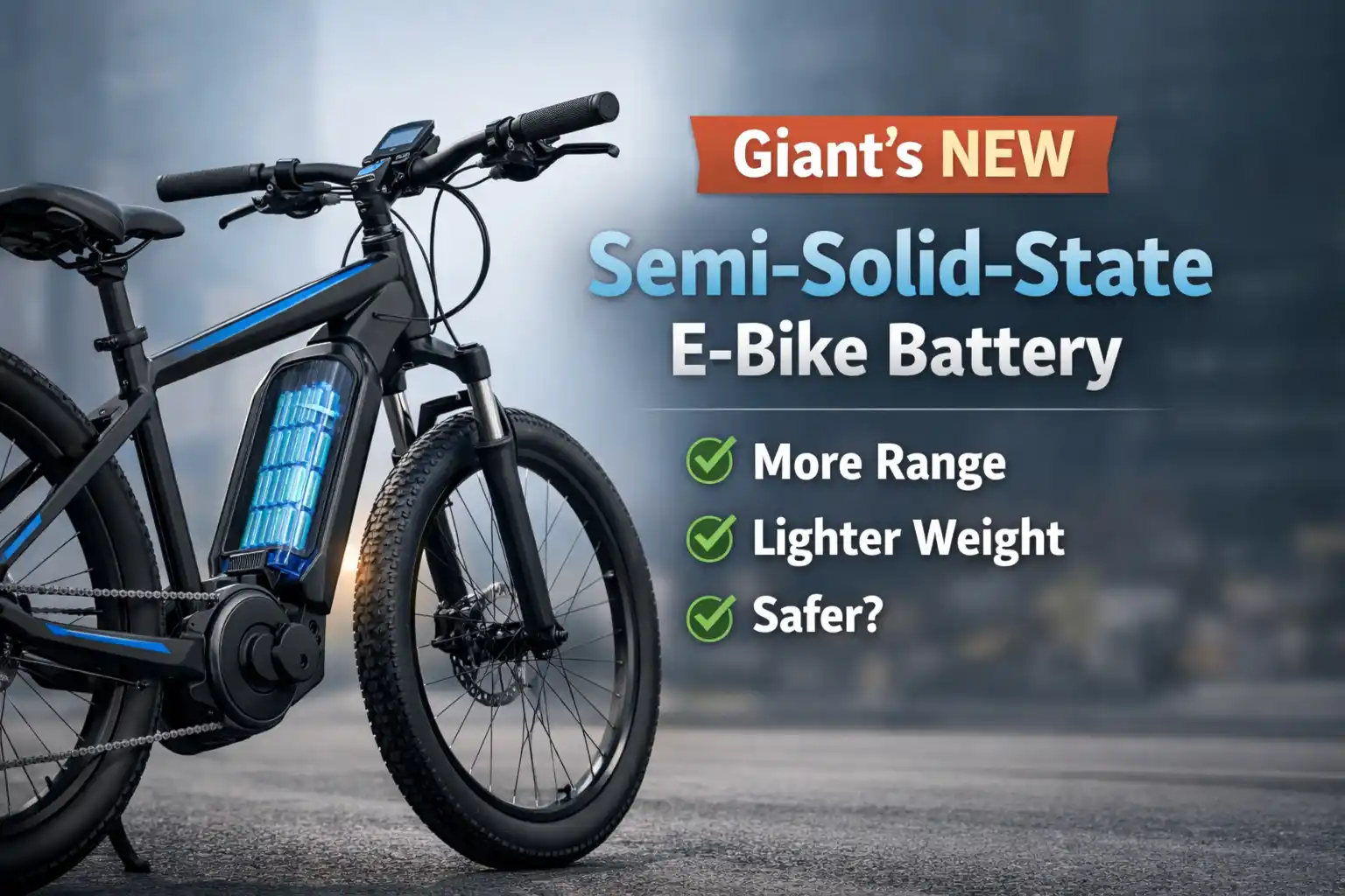 giant new semi solid state ebike