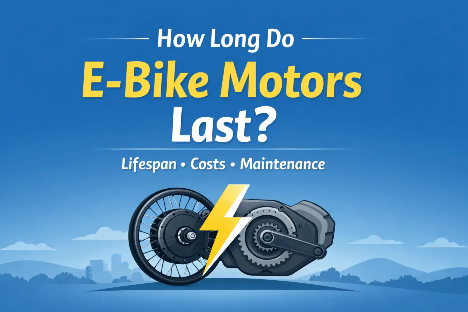 how long do ebike motors last
