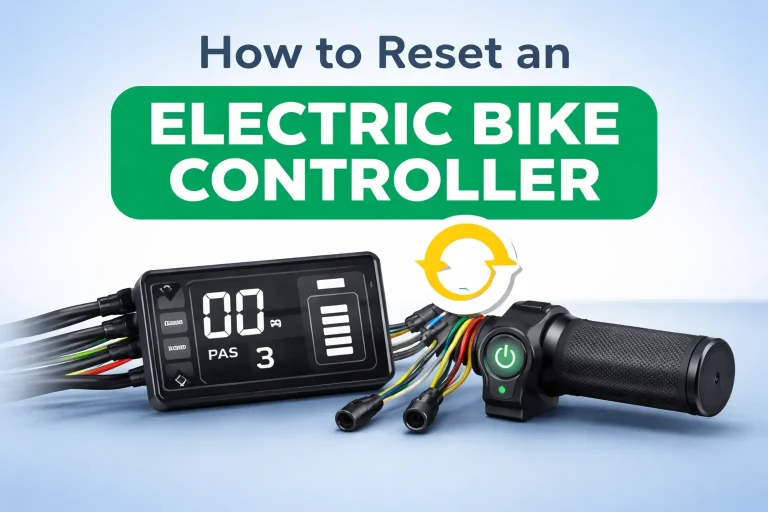 how to reset electric bike controller