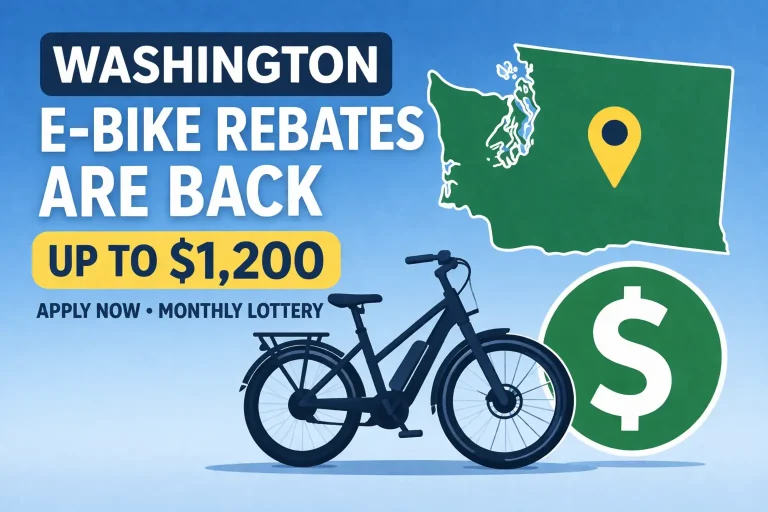 washington ebike rebates are back