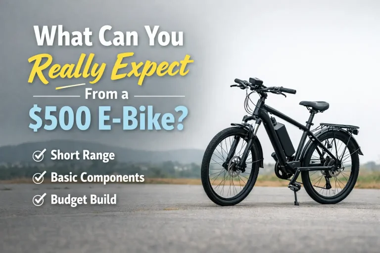 what can you expect from a $500 ebike