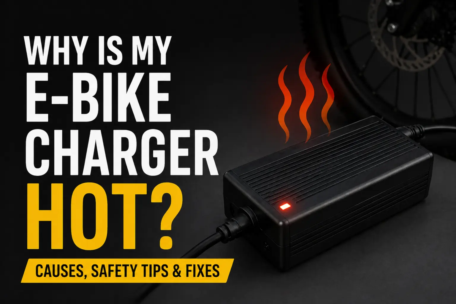 why is my ebike charger hot