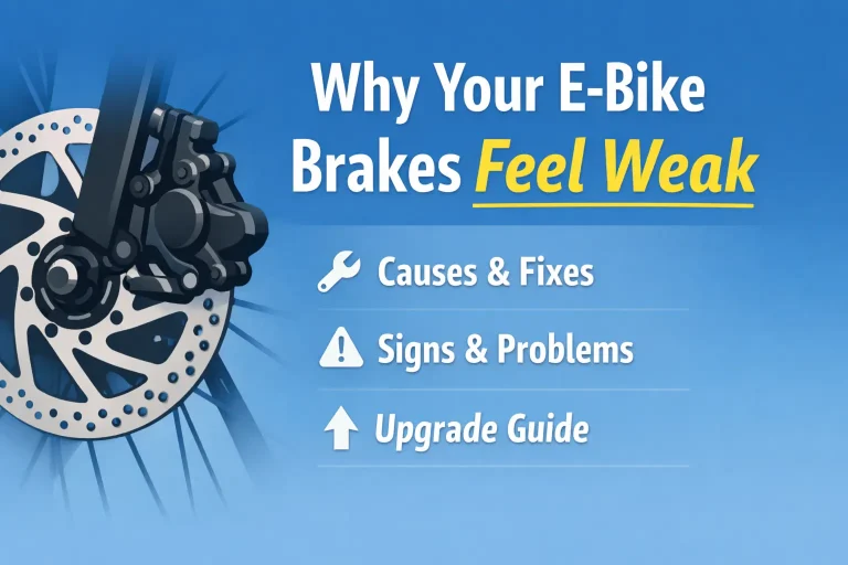why your ebike brakes feel weak