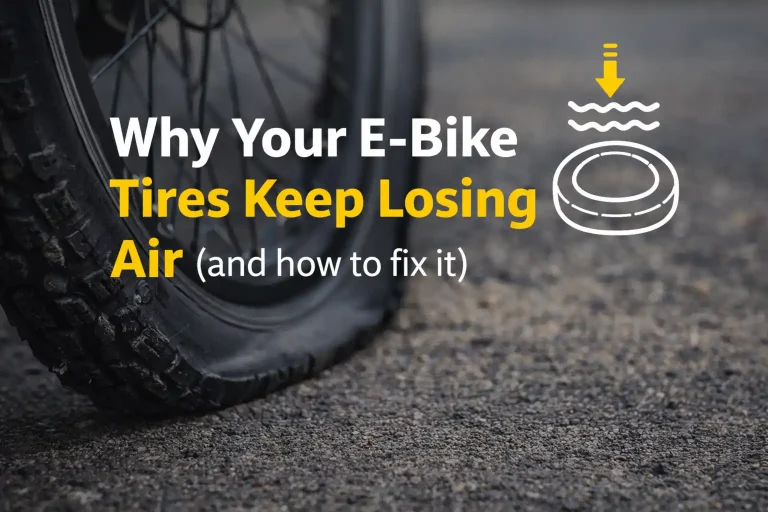 why your ebike tires keep losing air