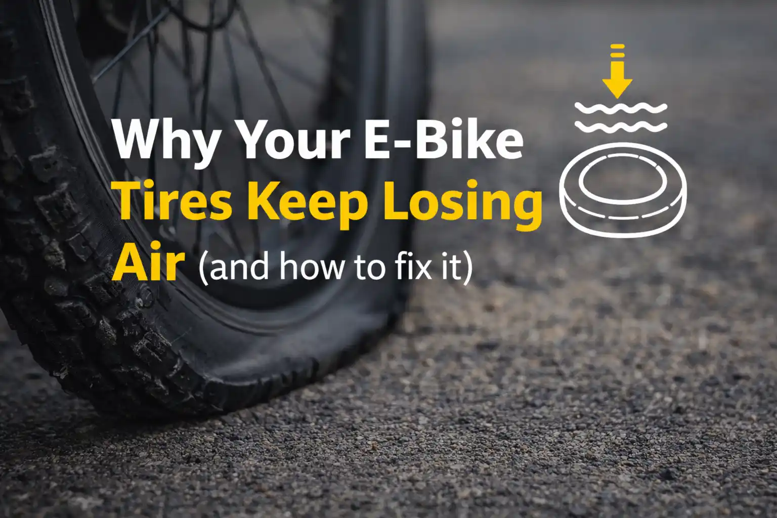 why your ebike tires keep losing air