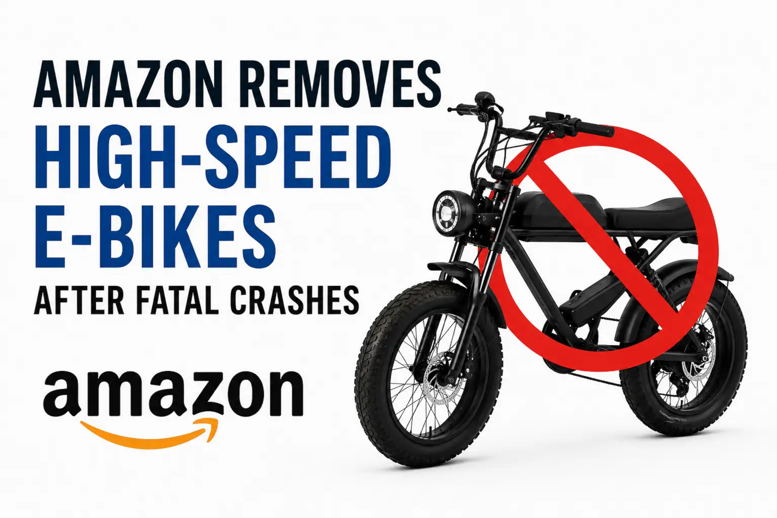 amazon removes high speed ebikes after fatal crash