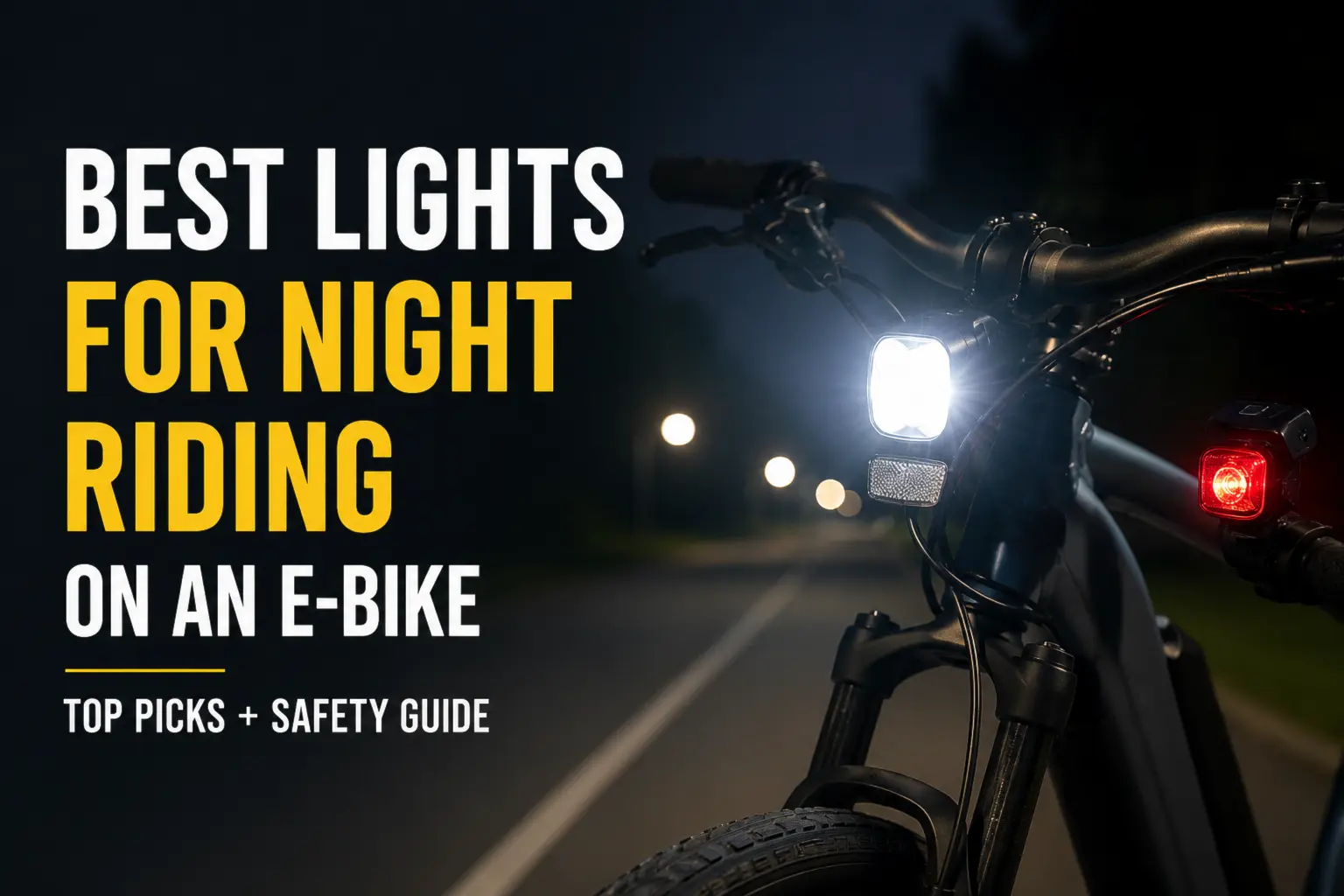 best lights for night time riding