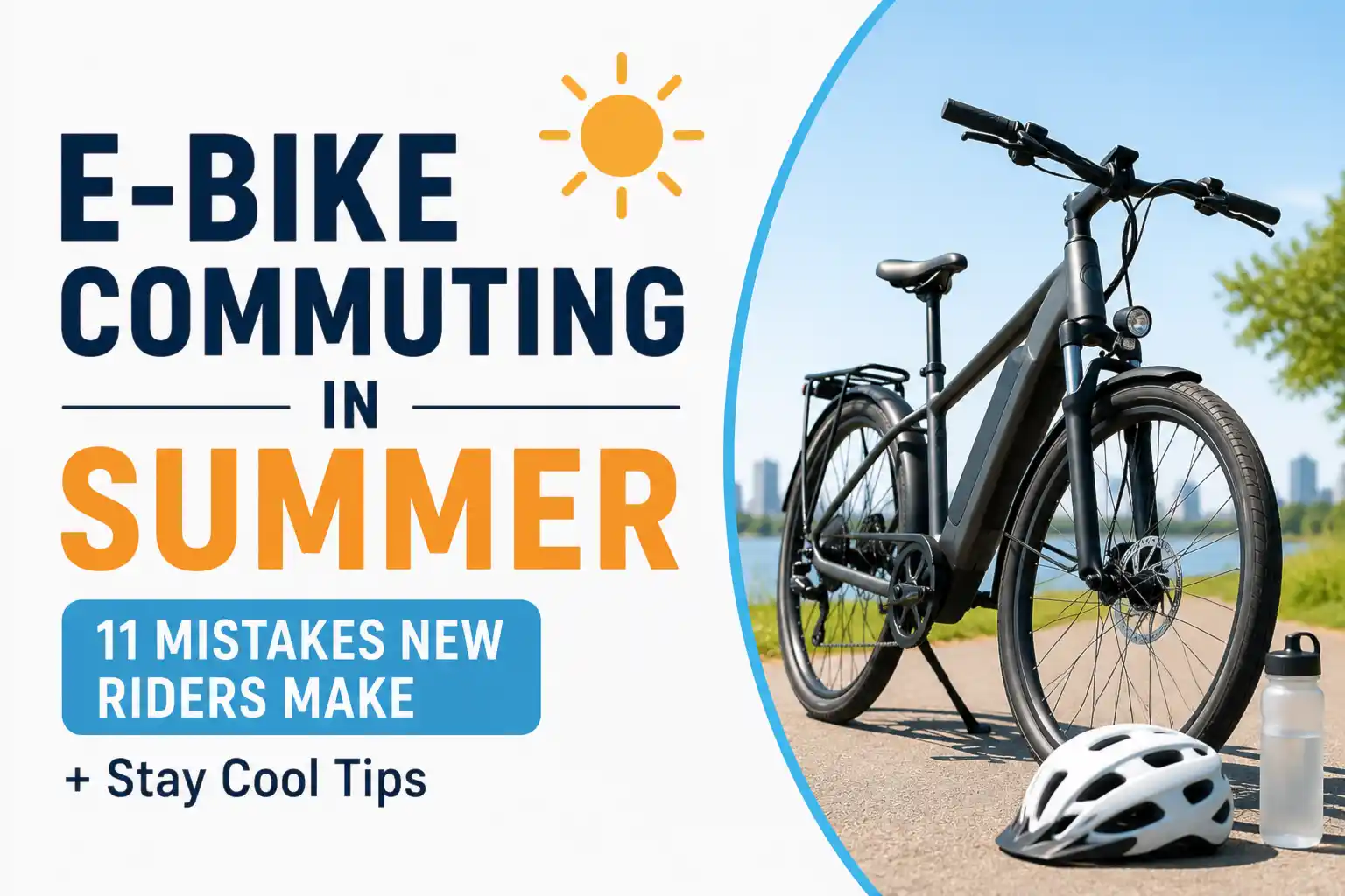 ebike commuting in summer