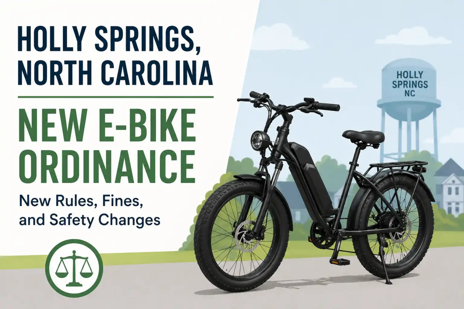holly oaks north carolina ebike laws