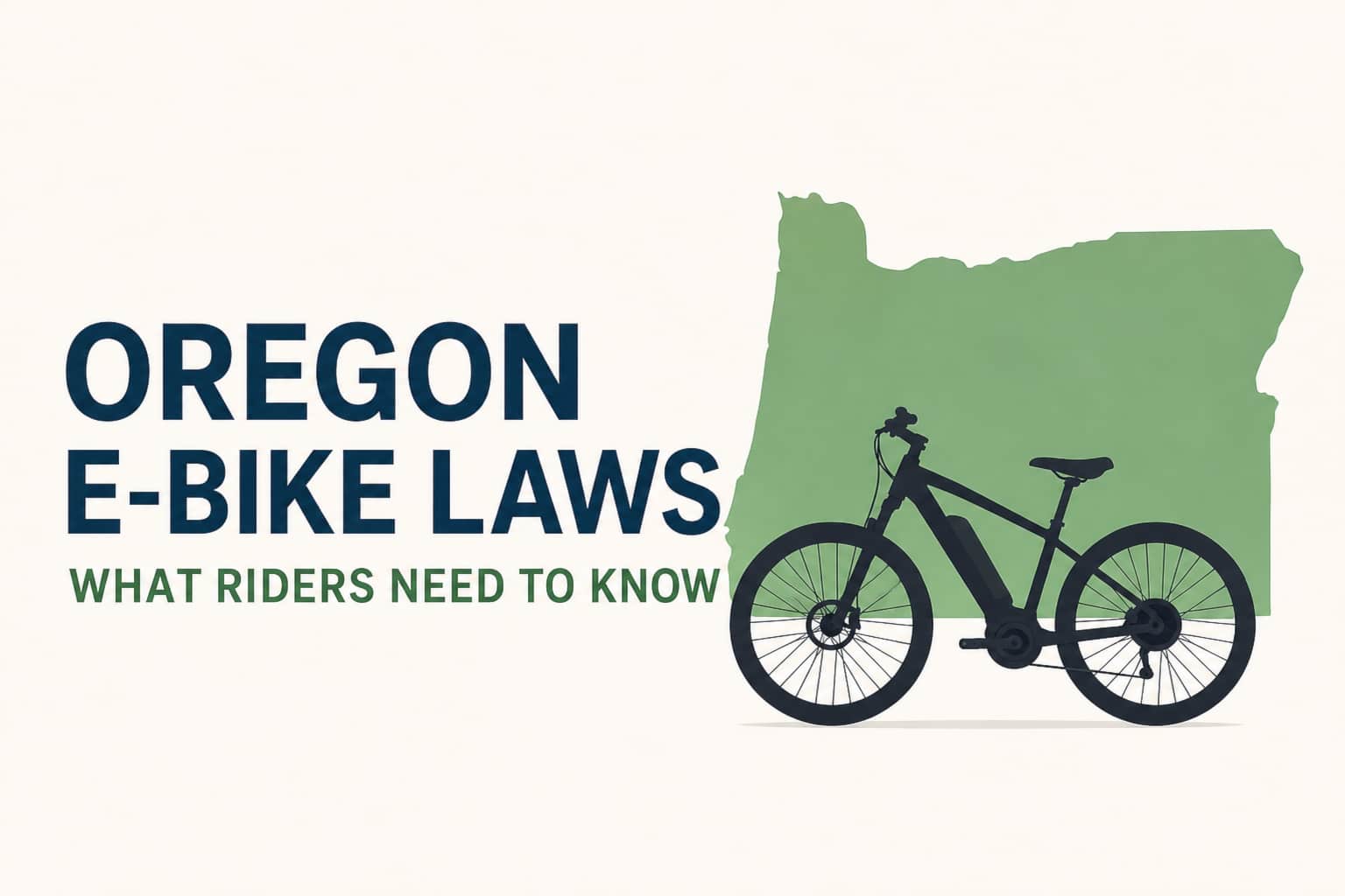 oregon ebike state laws
