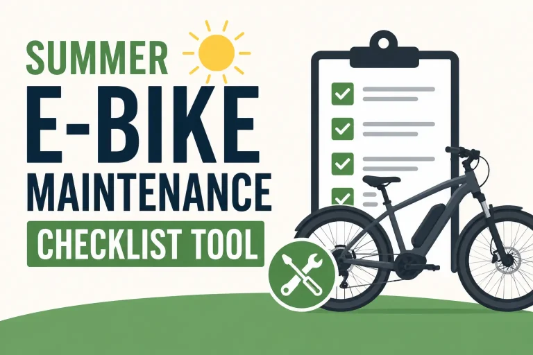 summer ebike maintenance checklist tool