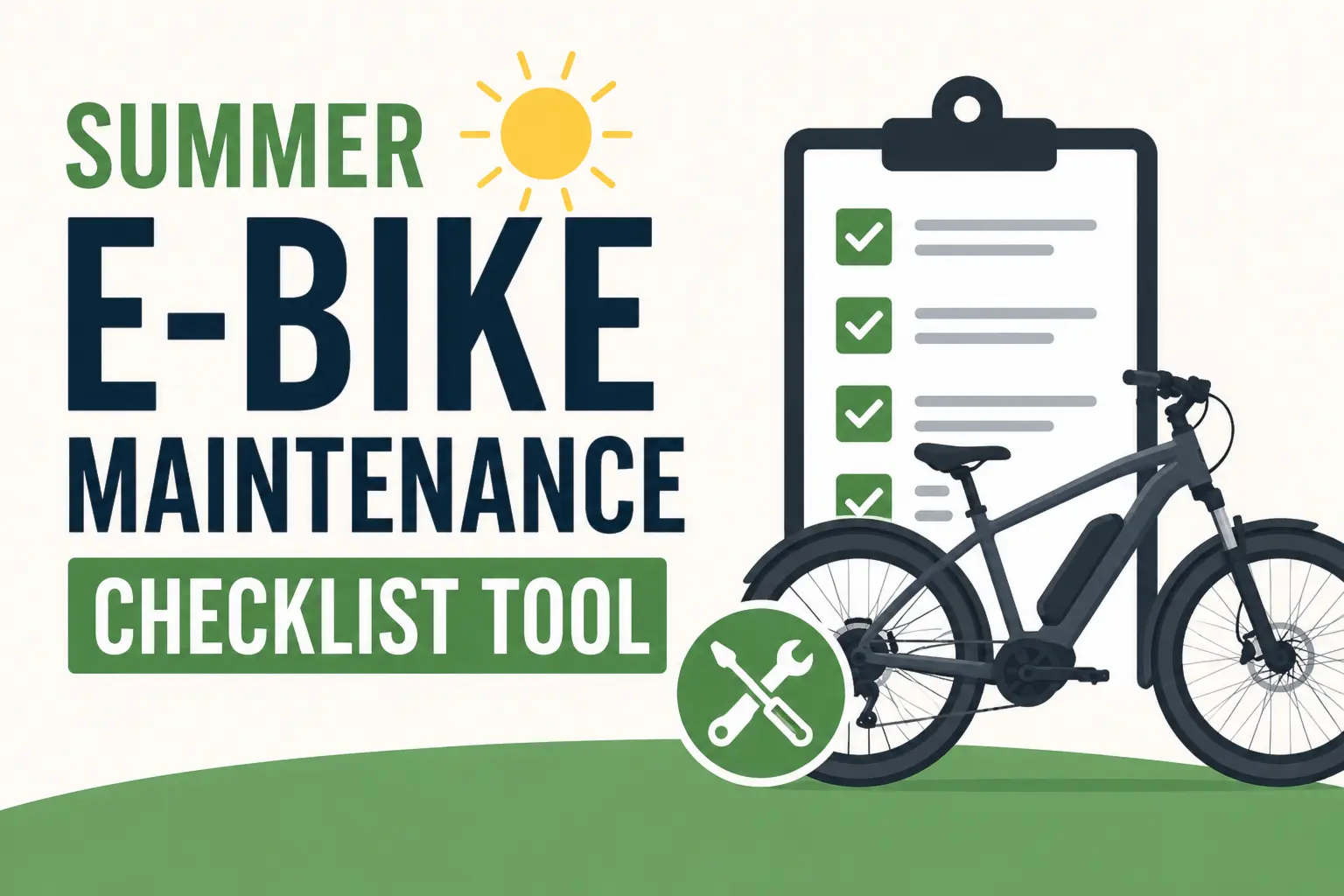 summer ebike maintenance checklist tool