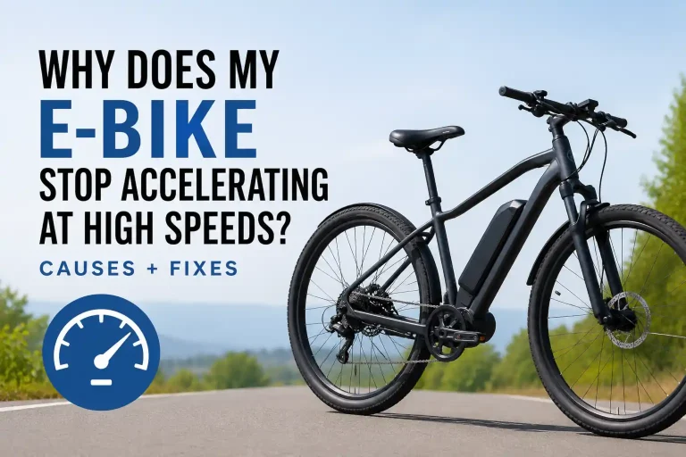 why does my bike stop accelerating at high speeds