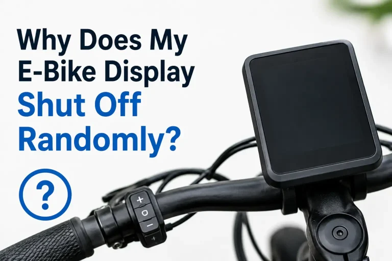 why does my ebike display shut off randomly