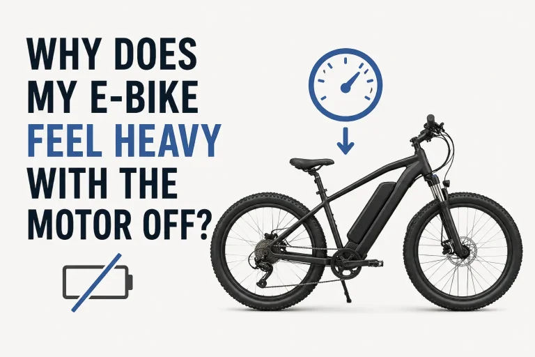 why does my ebike feel heavy with the motor off