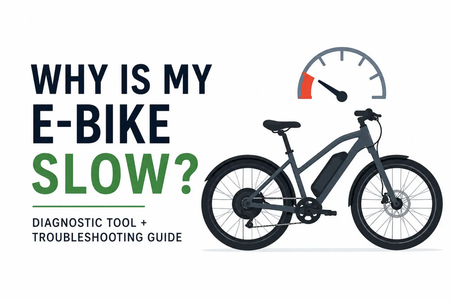 why is my ebike slow