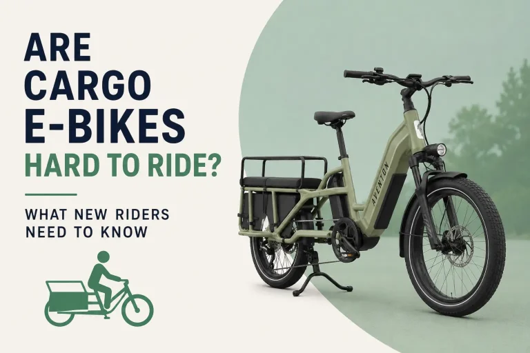 are cargo ebikes hard to ride