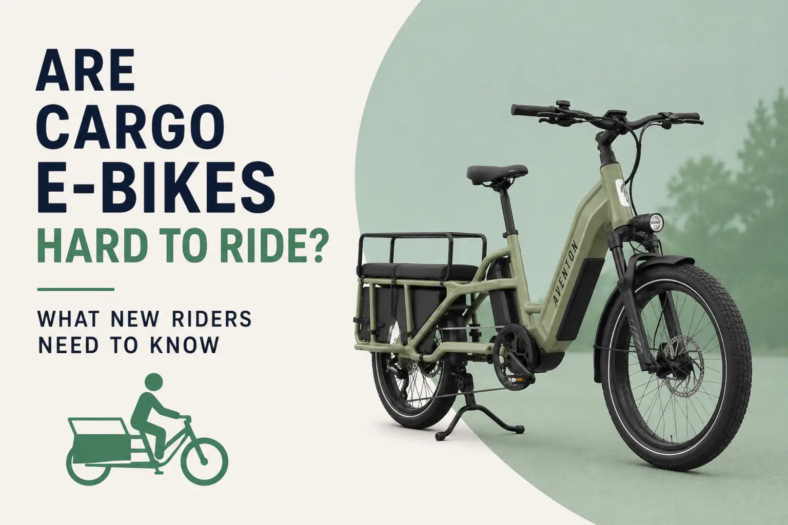 are cargo ebikes hard to ride