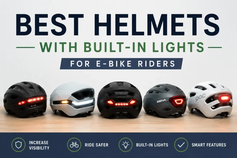 best ebike helmets with built in lights