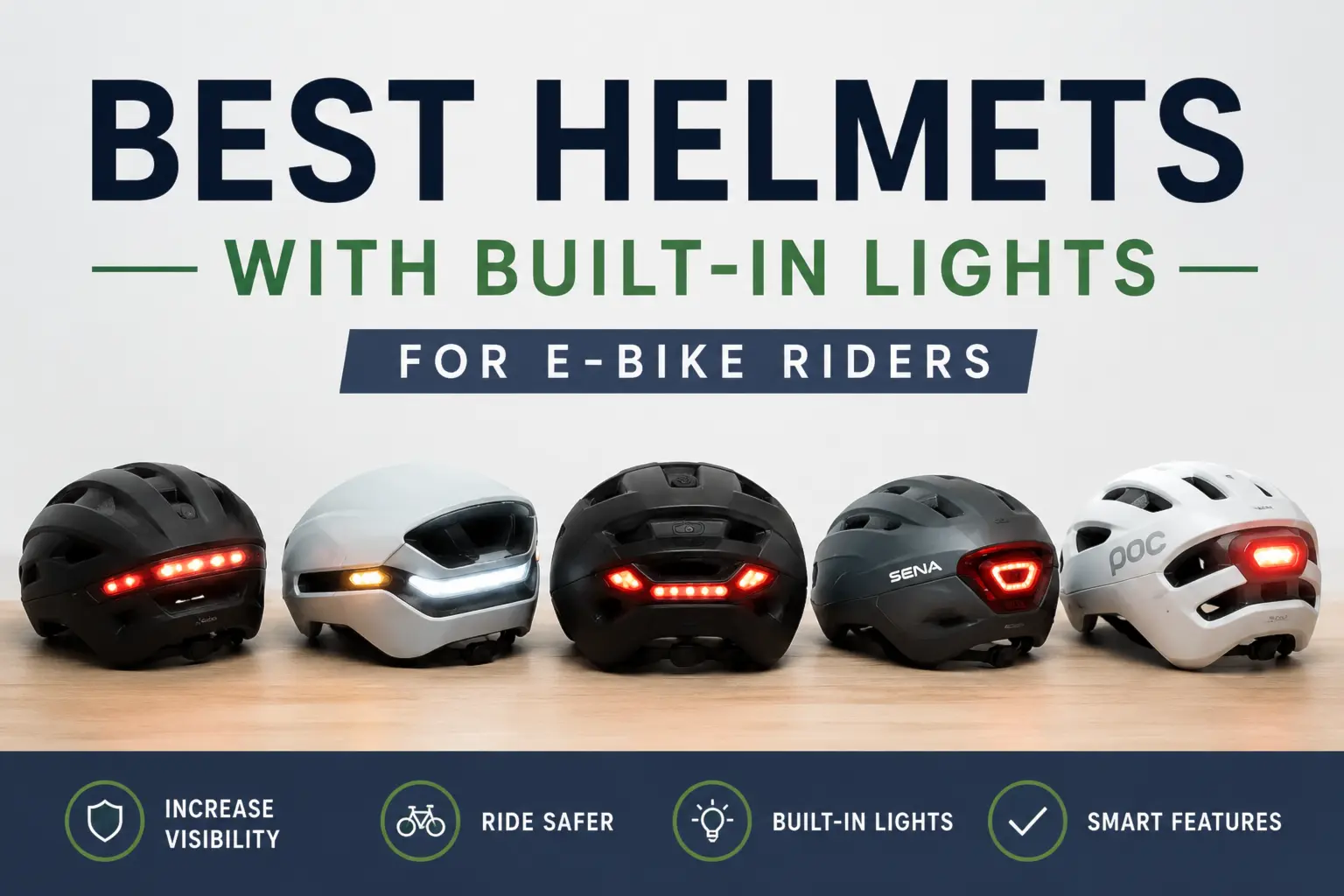 best ebike helmets with built in lights