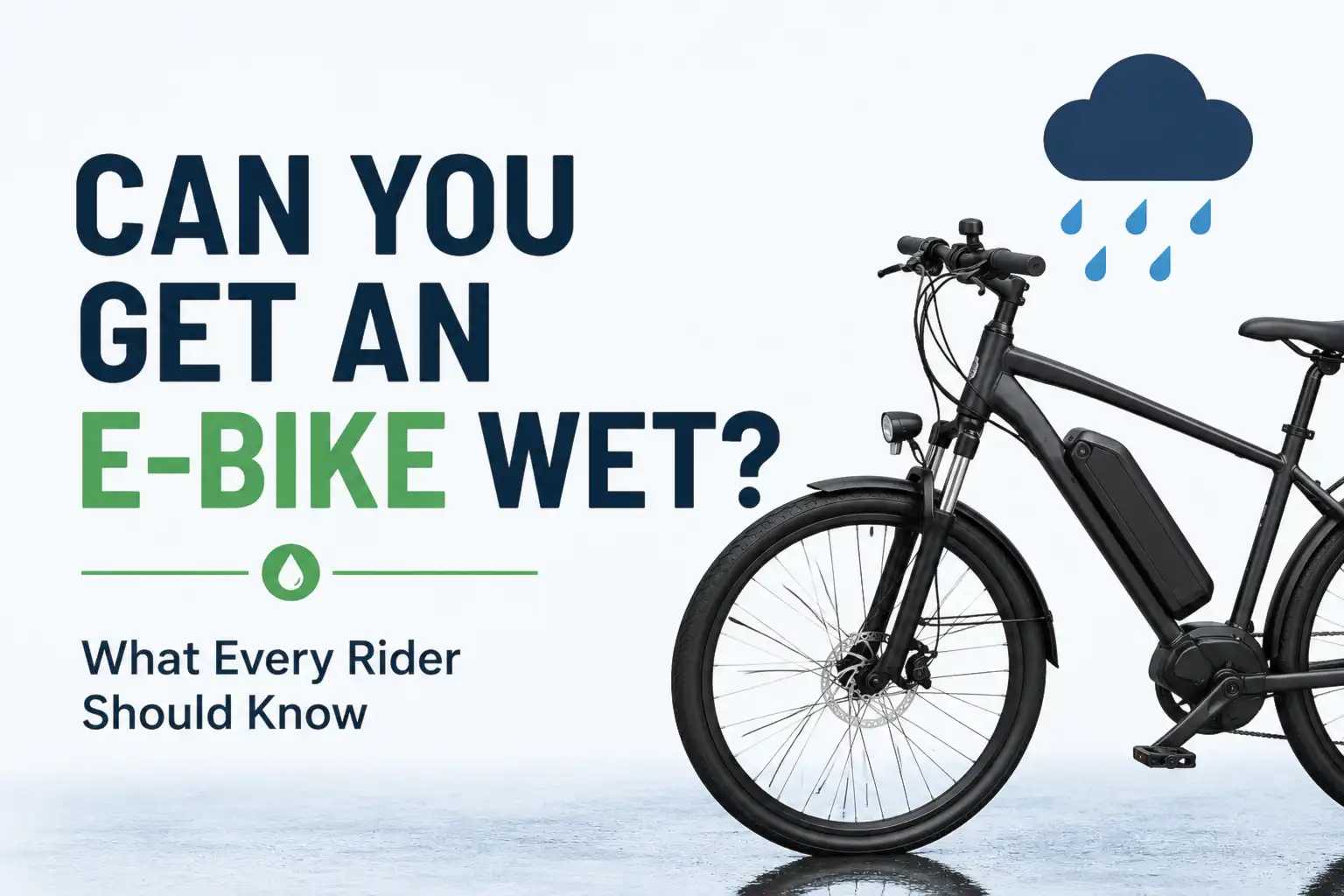 can you get an ebike wet
