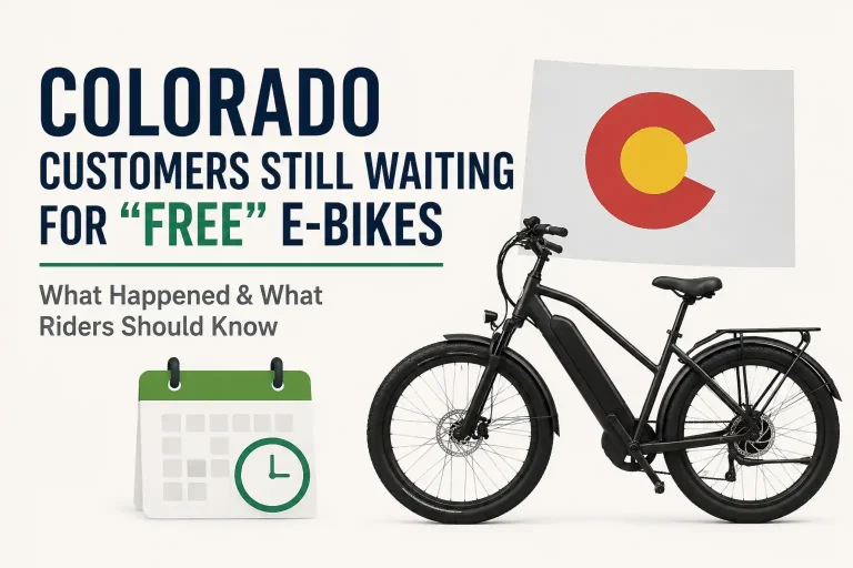 colorado customers still waiting on free ebikes
