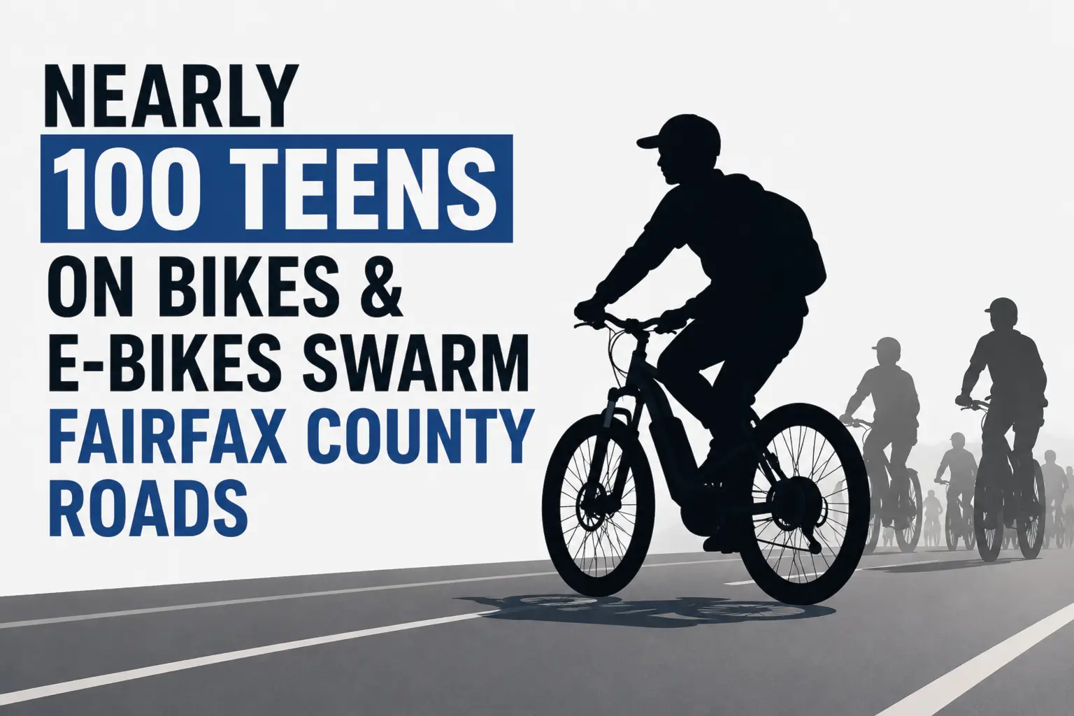 nearly 100 teens swarm fairfax county road, virginia