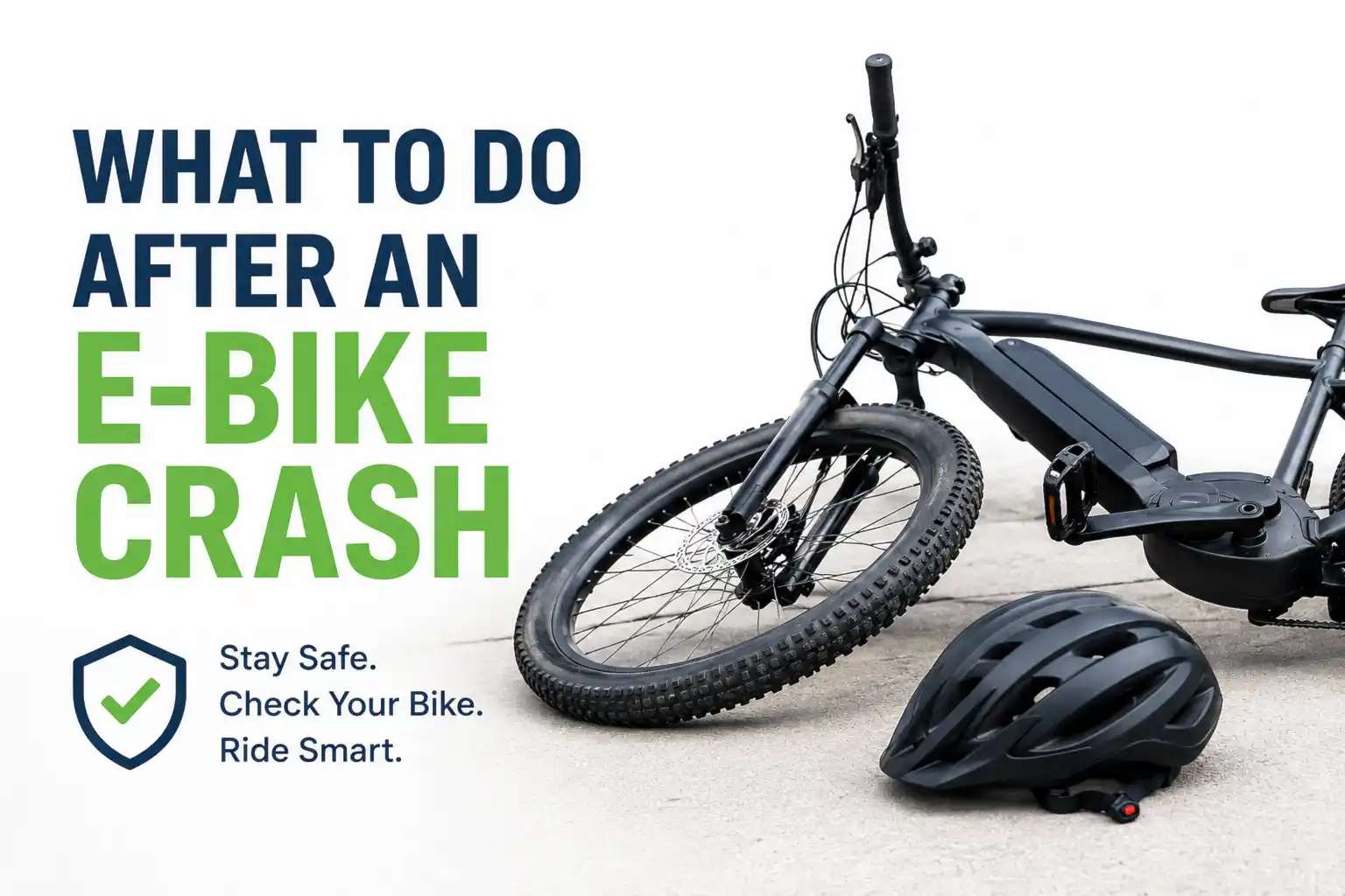 what to do after ebike crash