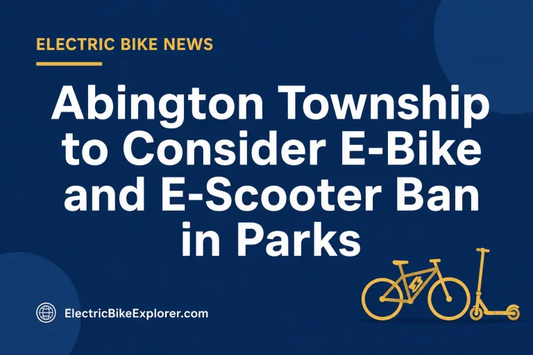 abbington township to consider ebike ban