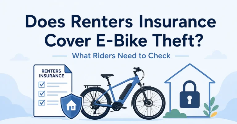 does renters insurance cover ebike theft